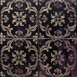 Tile Design: Gothic Style Intricate Motifs, Square Background, Hand Edited Generative AI