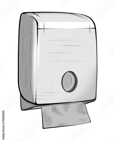Towel tissue dispenser