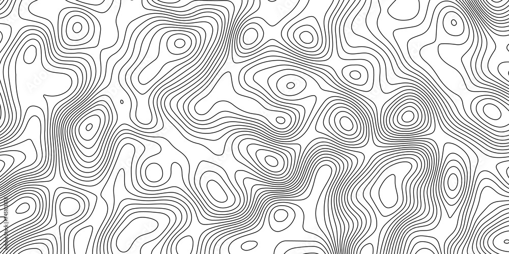 Topo contour map on white background, Universe topography map on white background. Topo contour map contour mapping of maps. Ocean topographic line map with curvy wave isolines vector. Topo contour map on white background, Universe topography map on white background. Topo contour map contour mapping of maps. Ocean topographic line map with curvy wave isolines vector.