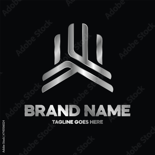Abstract universal premium logo design. Creative line symbol. Letter M Logo, alphabet logo design.