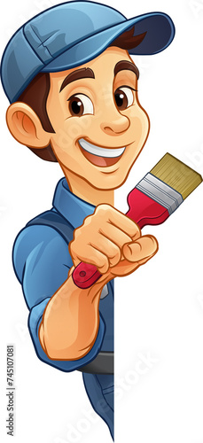 Painter Decorator Paint Bru...
