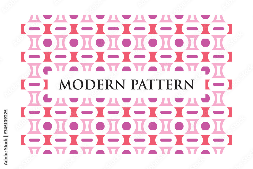 Flat design arabesque seamless pattern Flat design arabesque seamless pattern