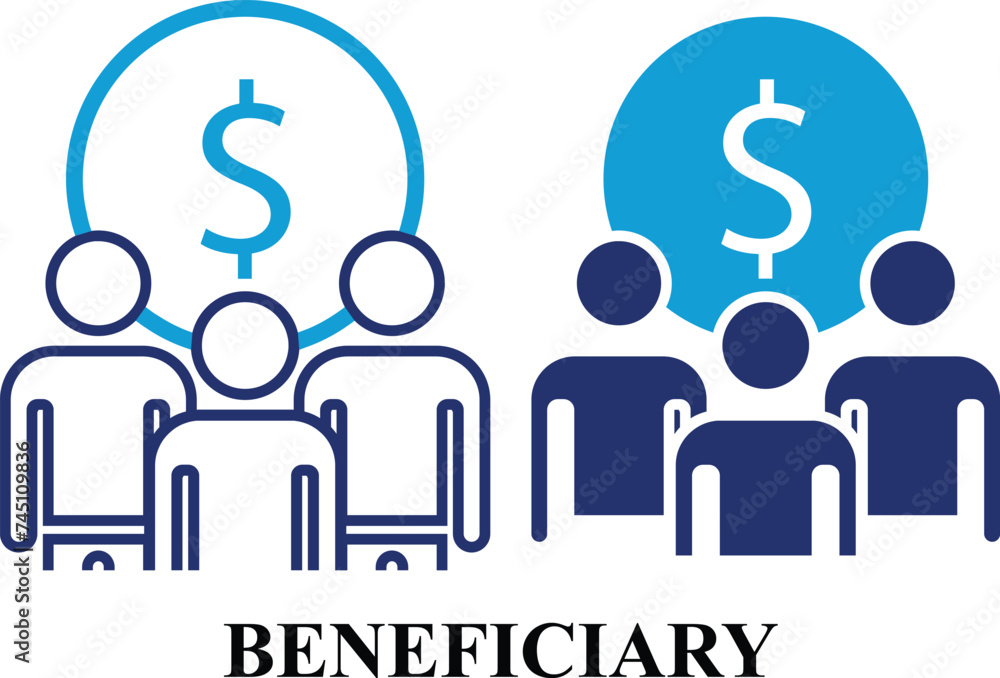 Beneficiary colorful icon set. Editable Set of Insurance and Assurance web icons in line & fill style. High quality business icon set of Insurance Beneficiary colorful icon set. Editable Set of Insurance and Assurance web icons in line & fill style. High quality business icon set of Insurance