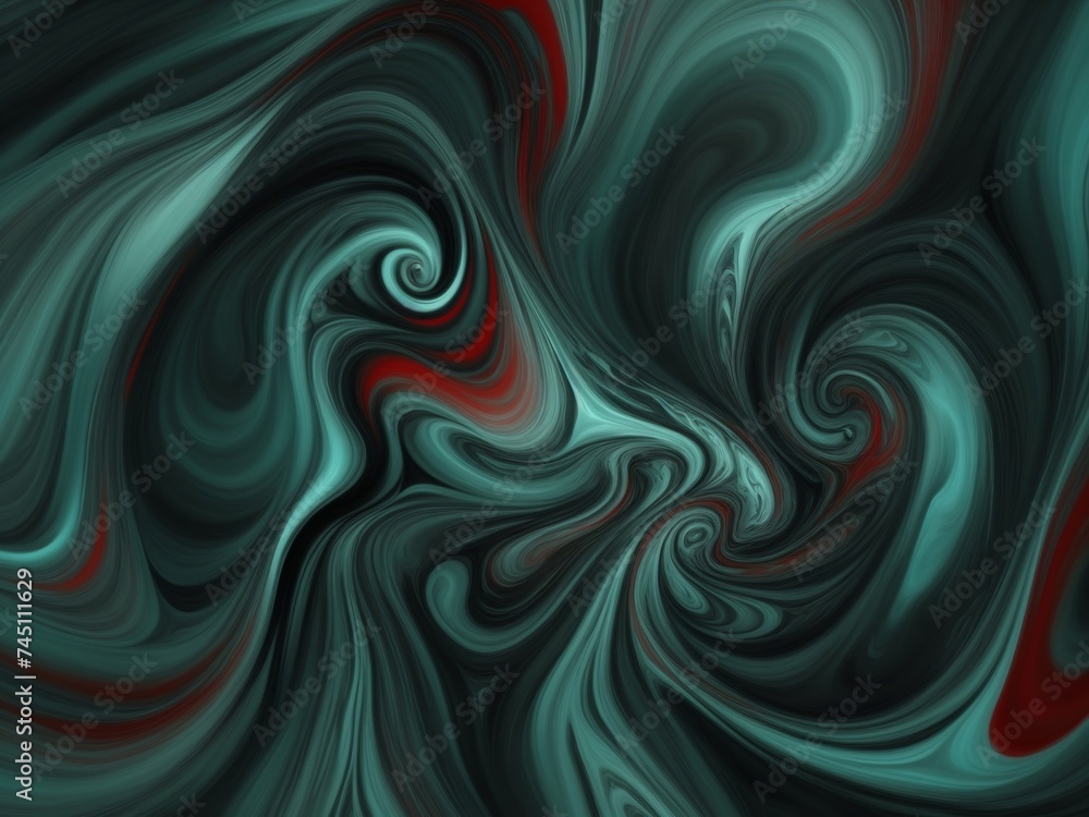 Obraz premium Abstract Patterns in Red and Blue Background AI Generative
