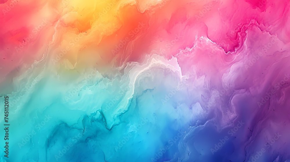 Abstract watercolor background. Digital art painting. Colorful gradient.