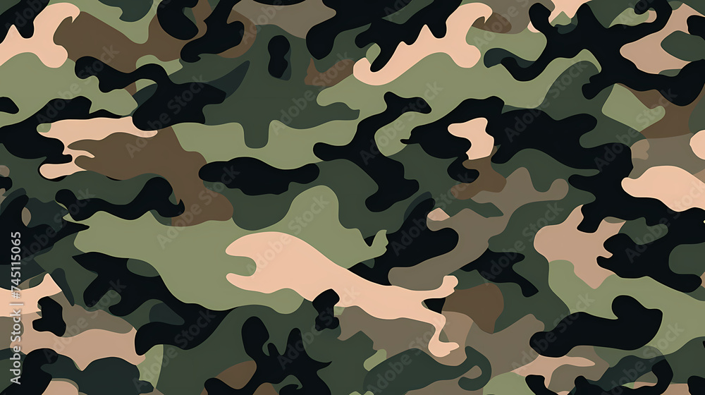 Camouflage seamless pattern Camouflage seamless pattern