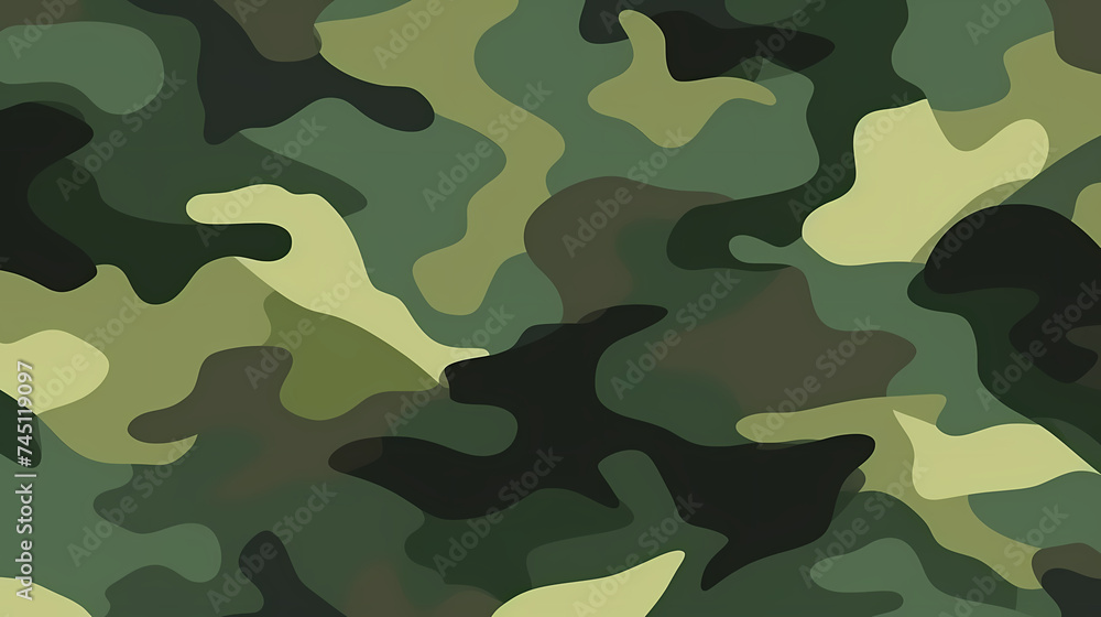 Fototapeta premium Camouflage seamless pattern