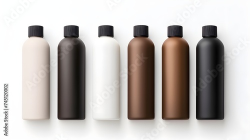 Shampoo and conditioner bottles, a hair care essentials,