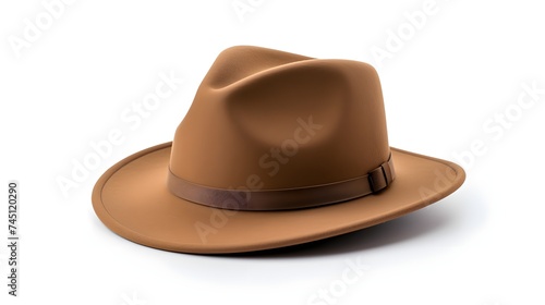 Stylish fedora hat, a trendy and classic accessory emphasizing the charm of vintage fashion