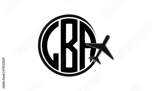 LBA three initial letter circle tour & travel agency logo design vector template. hajj Umrah agency, abstract, wordmark, business, monogram, minimalist, brand, company, flat, tourism agency, tourist photo