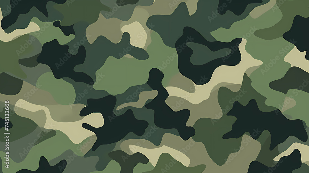 Camouflage pattern with organic shapes, camouflage texture Camouflage pattern with organic shapes, camouflage texture