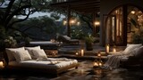 An outdoor oasis with ethereal pearl and starry night patio furniture
