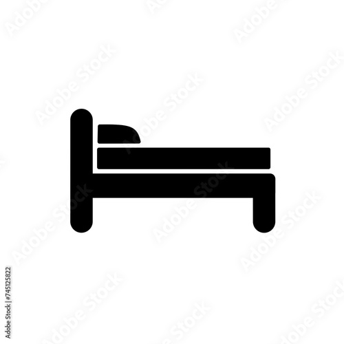 Bed icon design illustration 