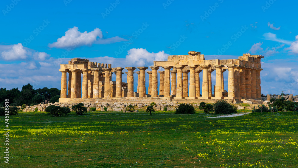 Greek temple at Selinunte sicily