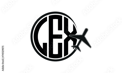LEX three initial letter circle tour & travel agency logo design vector template. hajj Umrah agency, abstract, wordmark, business, monogram, minimalist, brand, company, flat, tourism agency, tourist