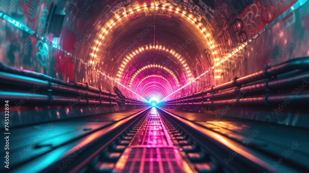 Futuristic Undergound Tunnel