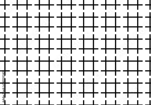 Fondo de cuadricula negra sobre fondo blanco.