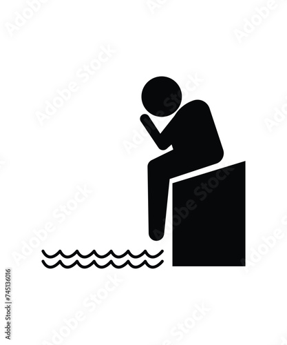 tension man icon, vector best flat icon.