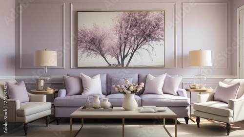 Lavender Fields Living Room