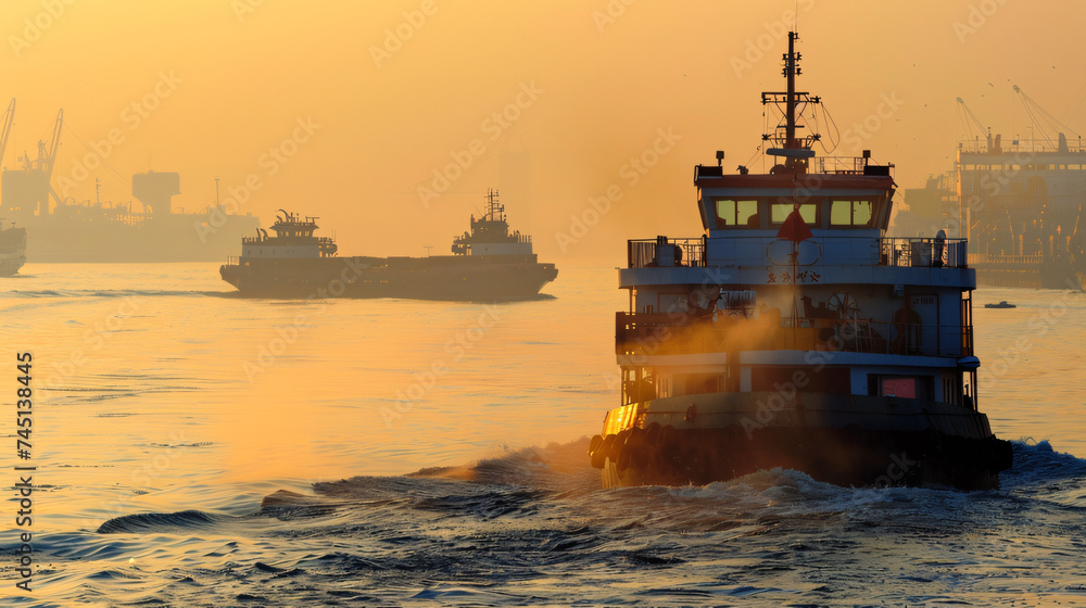boat at sunset boat at sunset