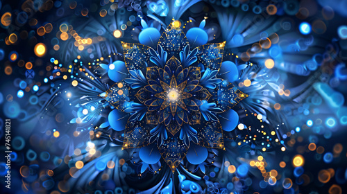 abstract fractal background mandala relaxation