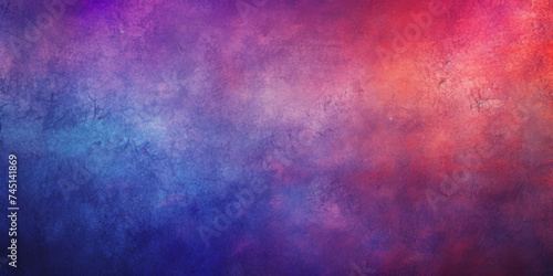 Vibrant Blue and Red Textured Gradient Background.