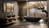Zen bathroom
