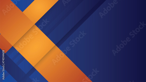 vector abstract background with blue and orange gradient composition