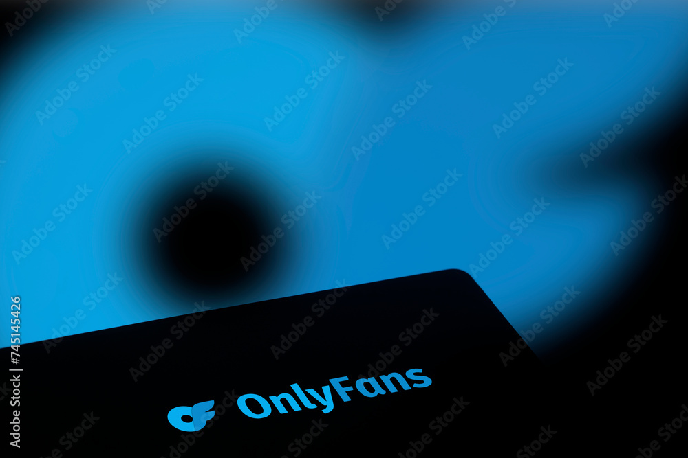 Dhaka, Bangladesh- 11 march 2024: OnlyFans logo is displayed on smartphone. Stock Photo | Adobe