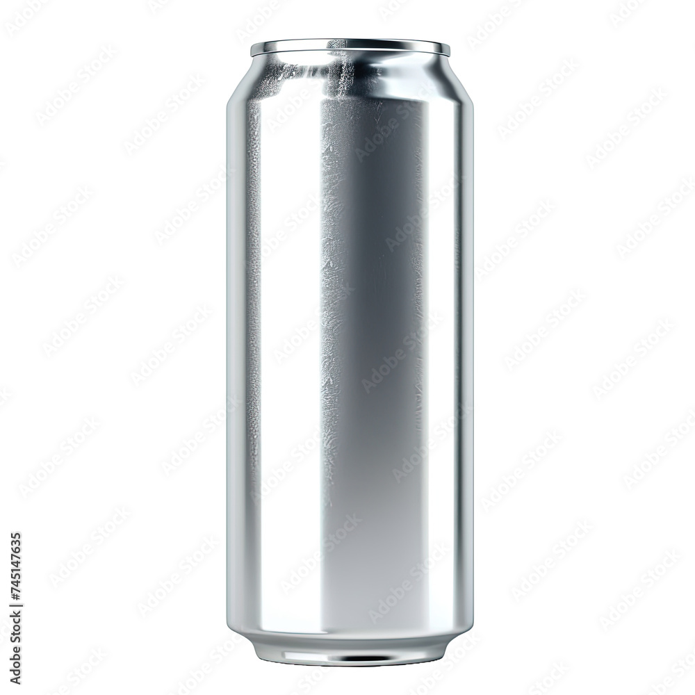 Blank aluminum beverage drink soda can on white or transparent background Blank aluminum beverage drink soda can on white or transparent background