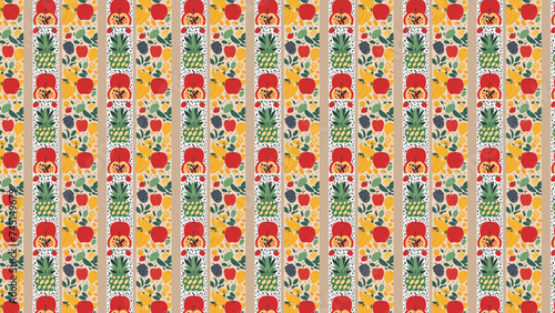 Natural fruits pattern