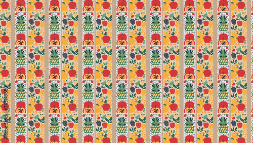 Natural fruits pattern