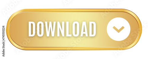 golden download button