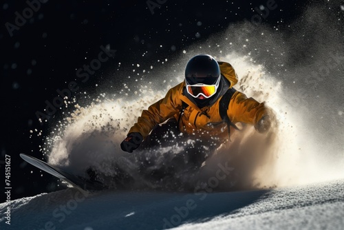 a snowboarder soaring through the air against a backdrop of snowy peaks