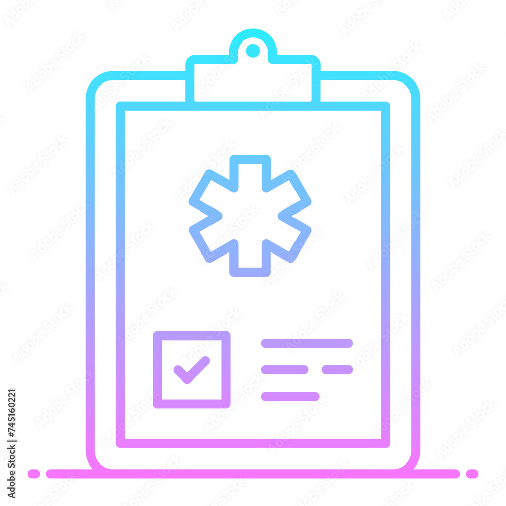 Obraz premium Prescription Icon