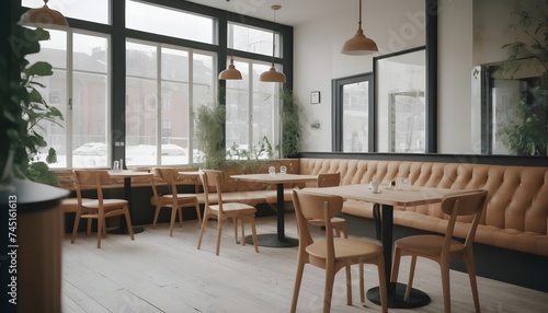 Modern Scandinavian Cafe Interior Design