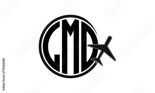 LMO three initial letter circle tour & travel agency logo design vector template. hajj Umrah agency, abstract, wordmark, business, monogram, minimalist, brand, company, flat, tourism agency, tourist