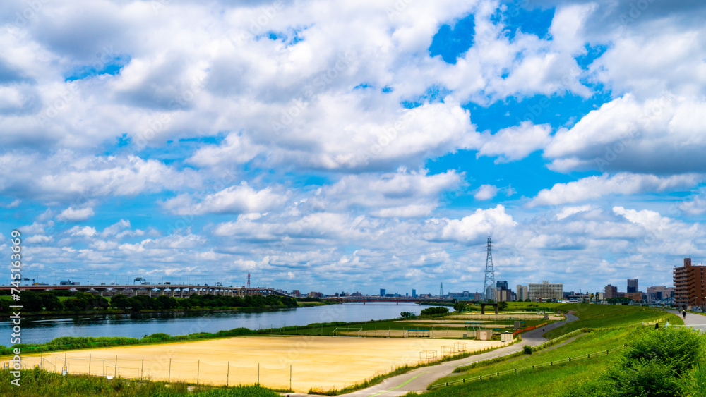 summer cloudy sky