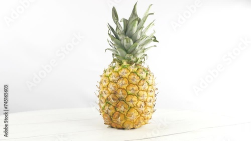 pineapple on a white background
