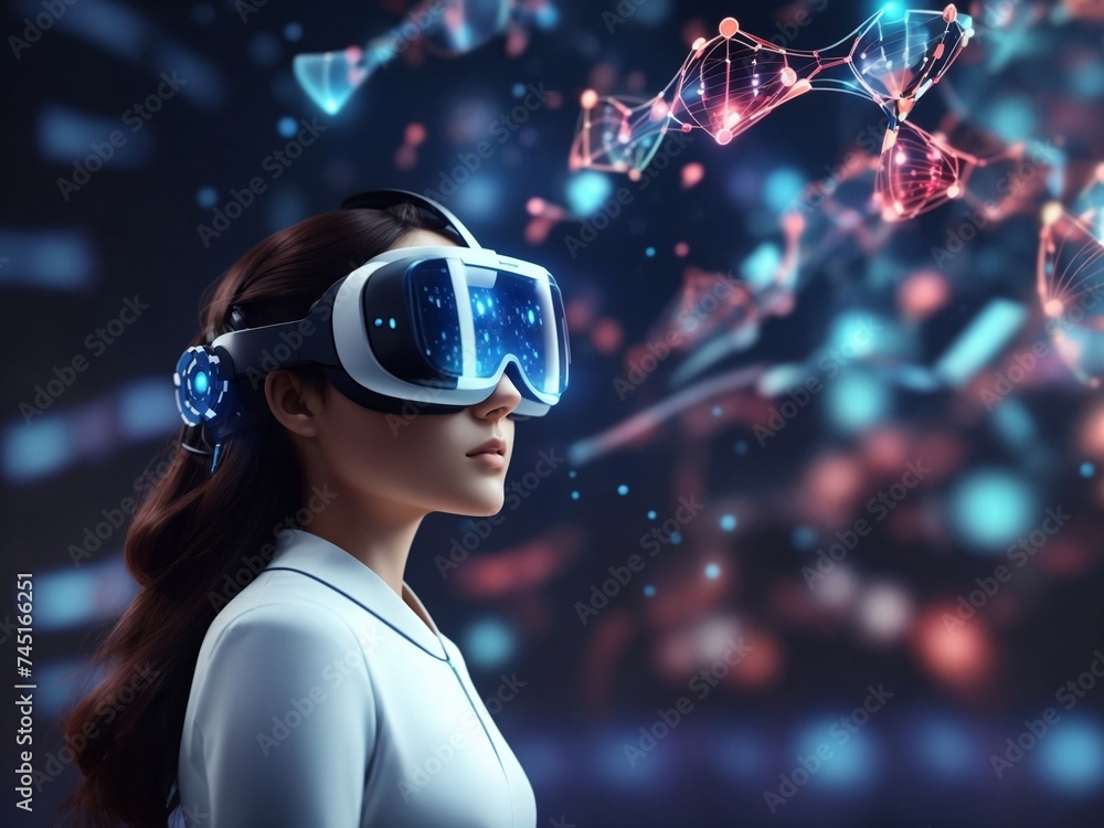 Futuristic Genetic Testing: Exploring AI-Driven Virtual Reality Insights in the Laboratory for Intuitive and Revolutionary Genetic Research Experiences Futuristic Genetic Testing: Exploring AI-Driven Virtual Reality Insights in the Laboratory for Intuitive and Revolutionary Genetic Research Experiences