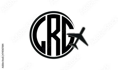 LRG three initial letter circle tour & travel agency logo design vector template. hajj Umrah agency, abstract, wordmark, business, monogram, minimalist, brand, company, flat, tourism agency, tourist