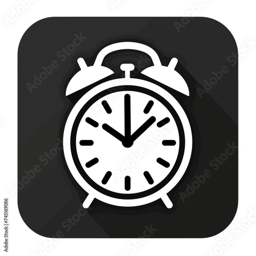 an icon of a Clock simple color