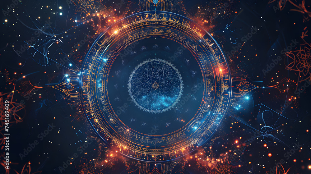 Beautiful bright background on the theme of the Muslim, Arabic holiday of Ramadan with its attributes. AI Generated Beautiful bright background on the theme of the Muslim, Arabic holiday of Ramadan with its attributes. AI Generated