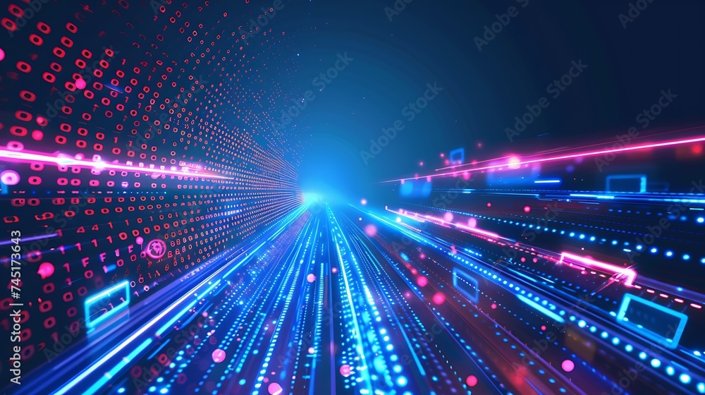 5G or 6G dot line mobile technology. Wireless data network and connection technology concept. high-speed, futuristic background. vector design. Generative Ai 5G or 6G dot line mobile technology. Wireless data network and connection technology concept. high-speed, futuristic background. vector design. Generative Ai