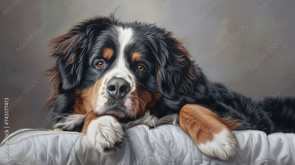 the loyalty and affection of a Bernese Mountain Dog
