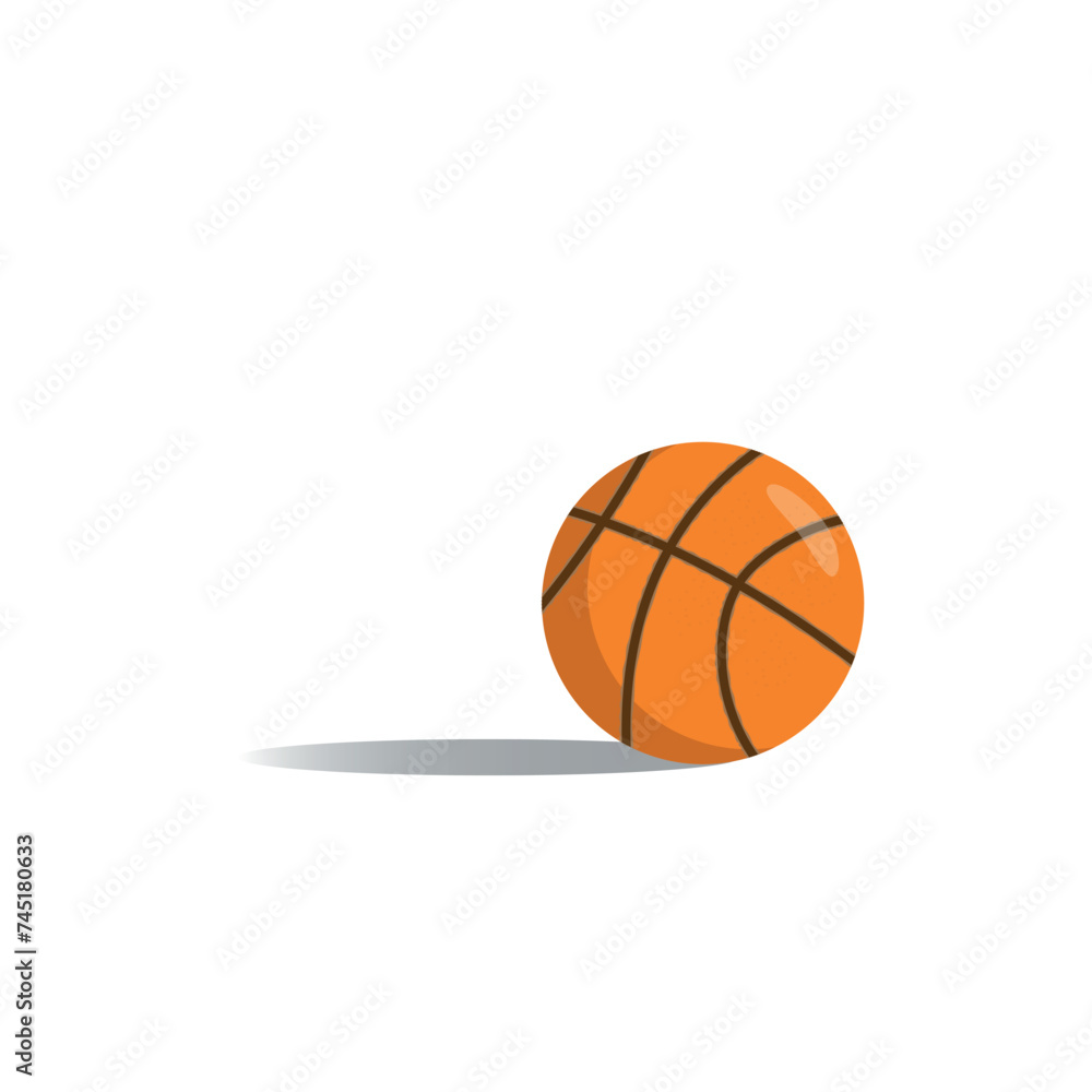 vector illustration of basketball design concept.
