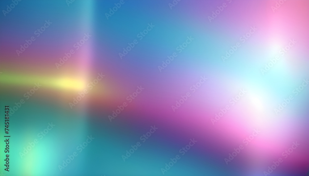 abstract colorful holographic background with bokeh