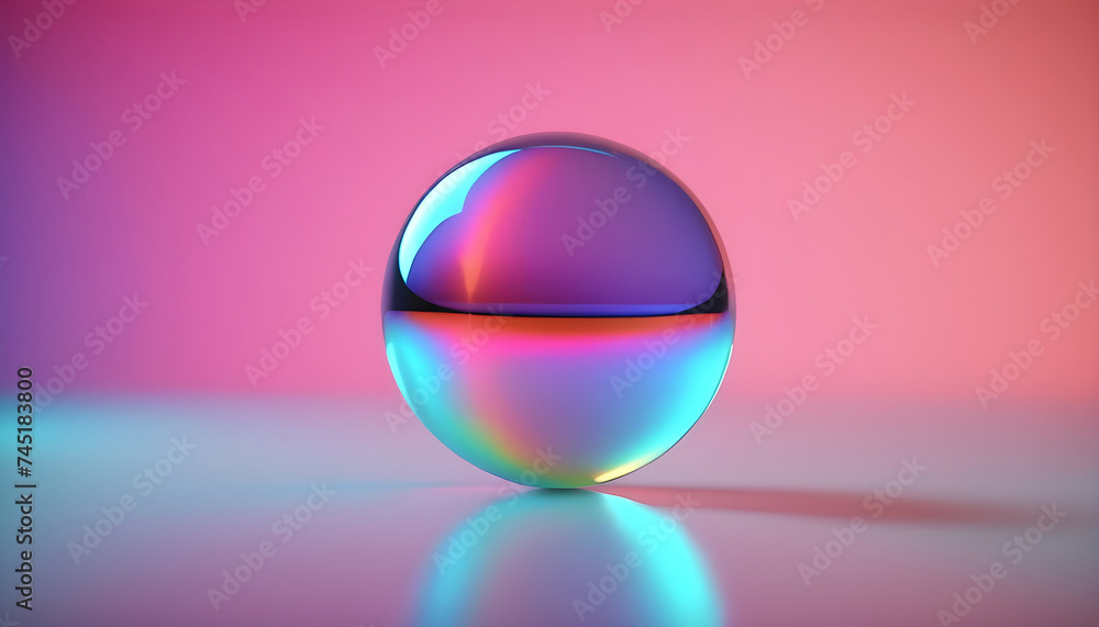 holographic glass sphere holographic glass sphere