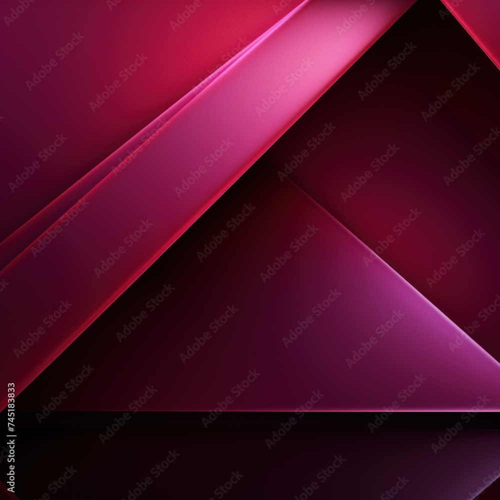 A dark Magenta background with two triangles