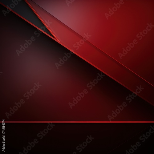 A dark Red background with two triangles